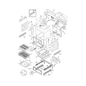 Frigidaire CFGS365EB3 body diagram