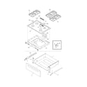 Frigidaire CFGS365EB3 top diagram
