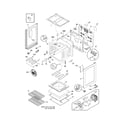 Frigidaire FEFL58GSA body diagram