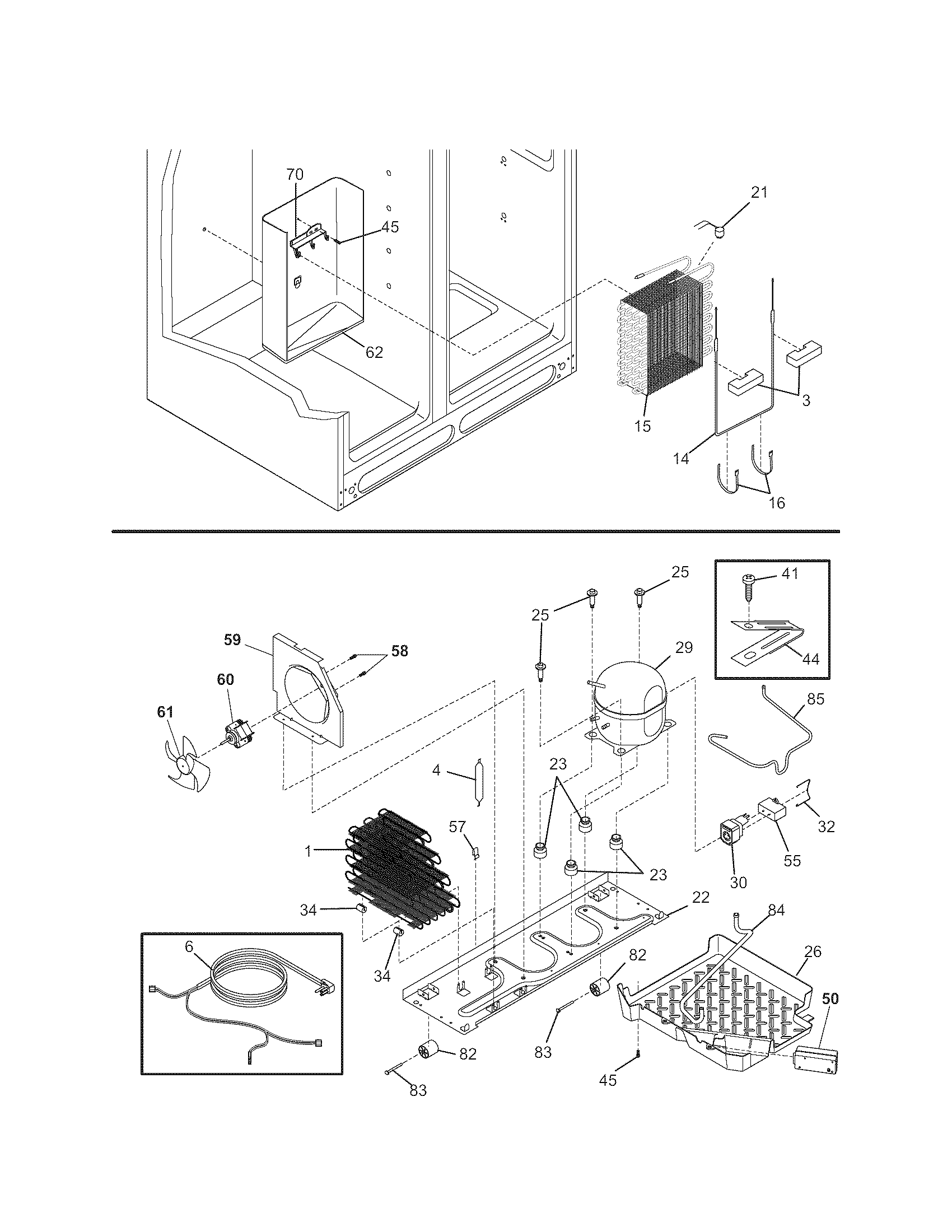 Kenmore Pro 25355333600 system diagram