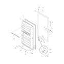 Frigidaire FFU1764FW2 door diagram