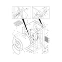 Frigidaire LEQ7000EG0 cabinet/drum diagram