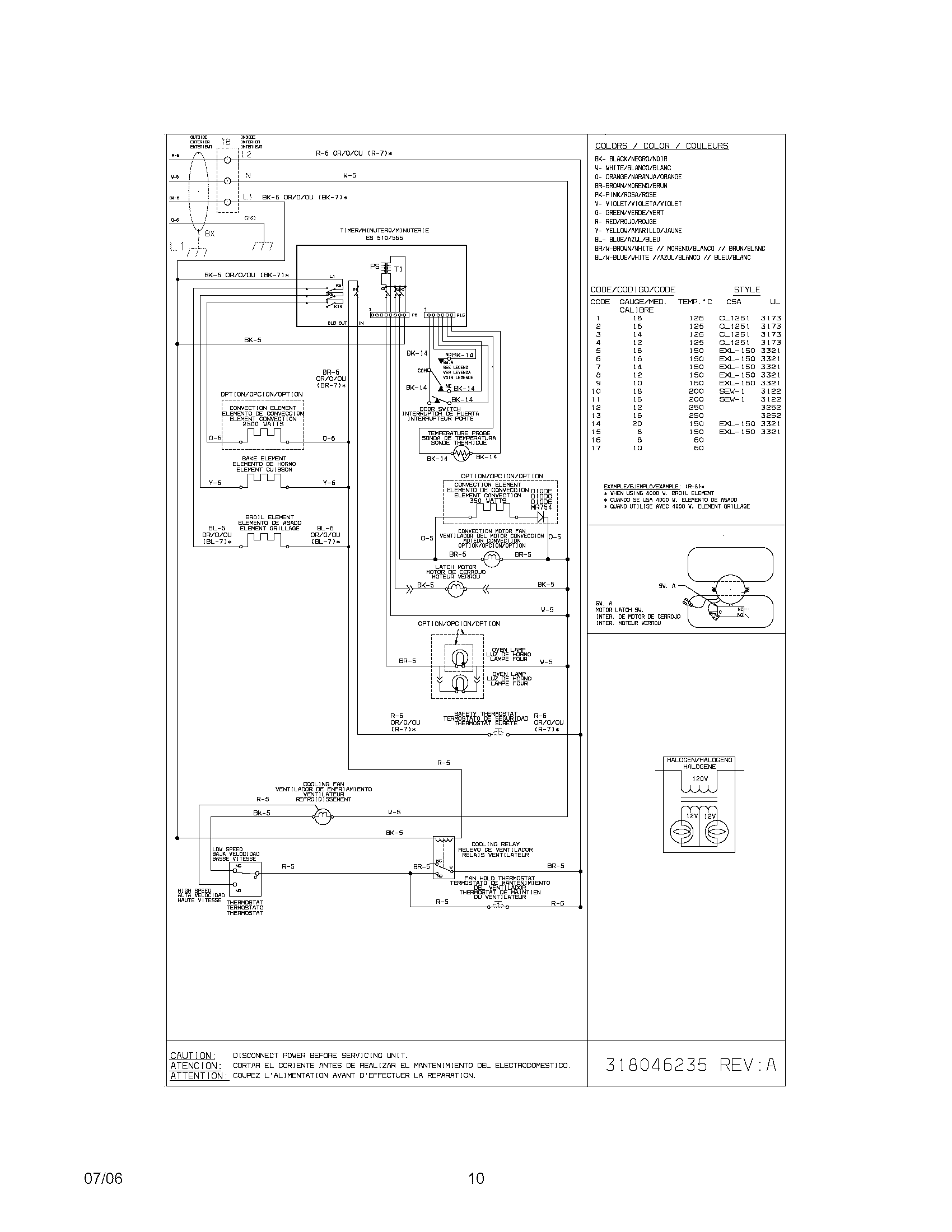 Frigidaire CGEB30S9FS1 wiring diagram diagram
