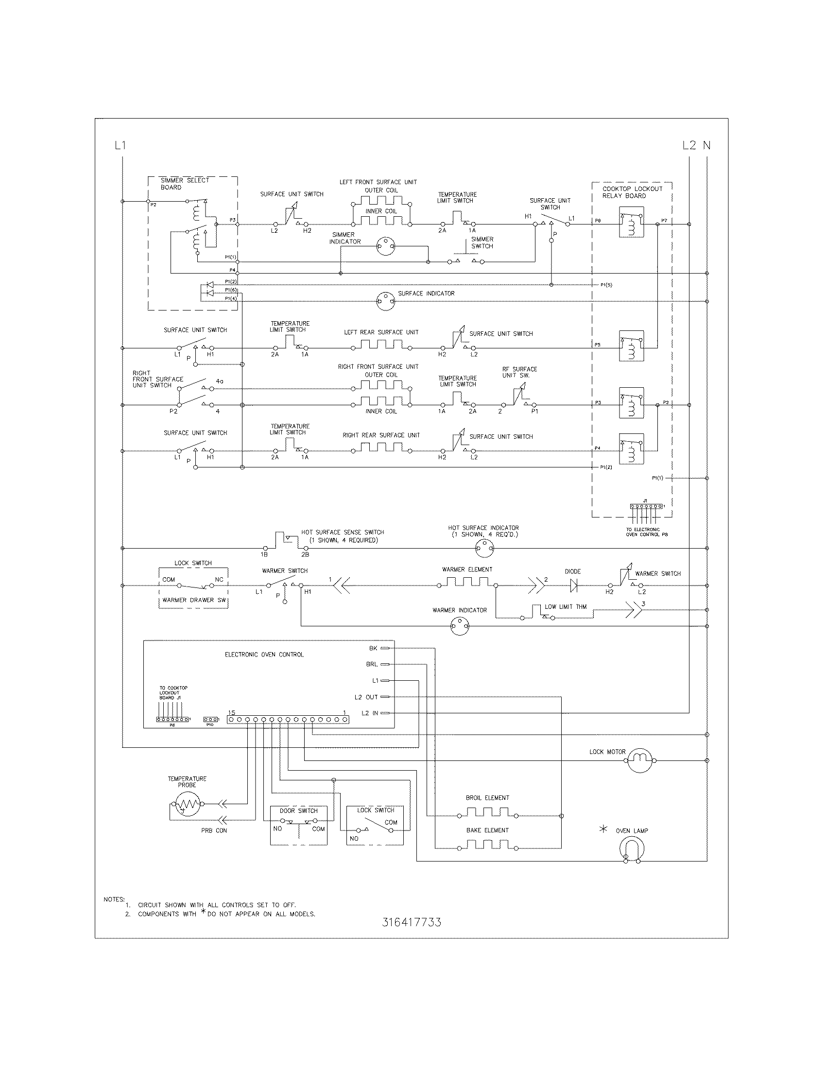 Kenmore 79096512407 wiring schematic diagram