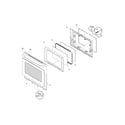 Frigidaire FGF337ECD door diagram