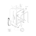 Frigidaire FDB1050REQ2 tub diagram