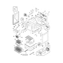 Frigidaire PLEFZ398ECD body diagram