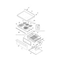 Kenmore 7909661240A top/drawer diagram