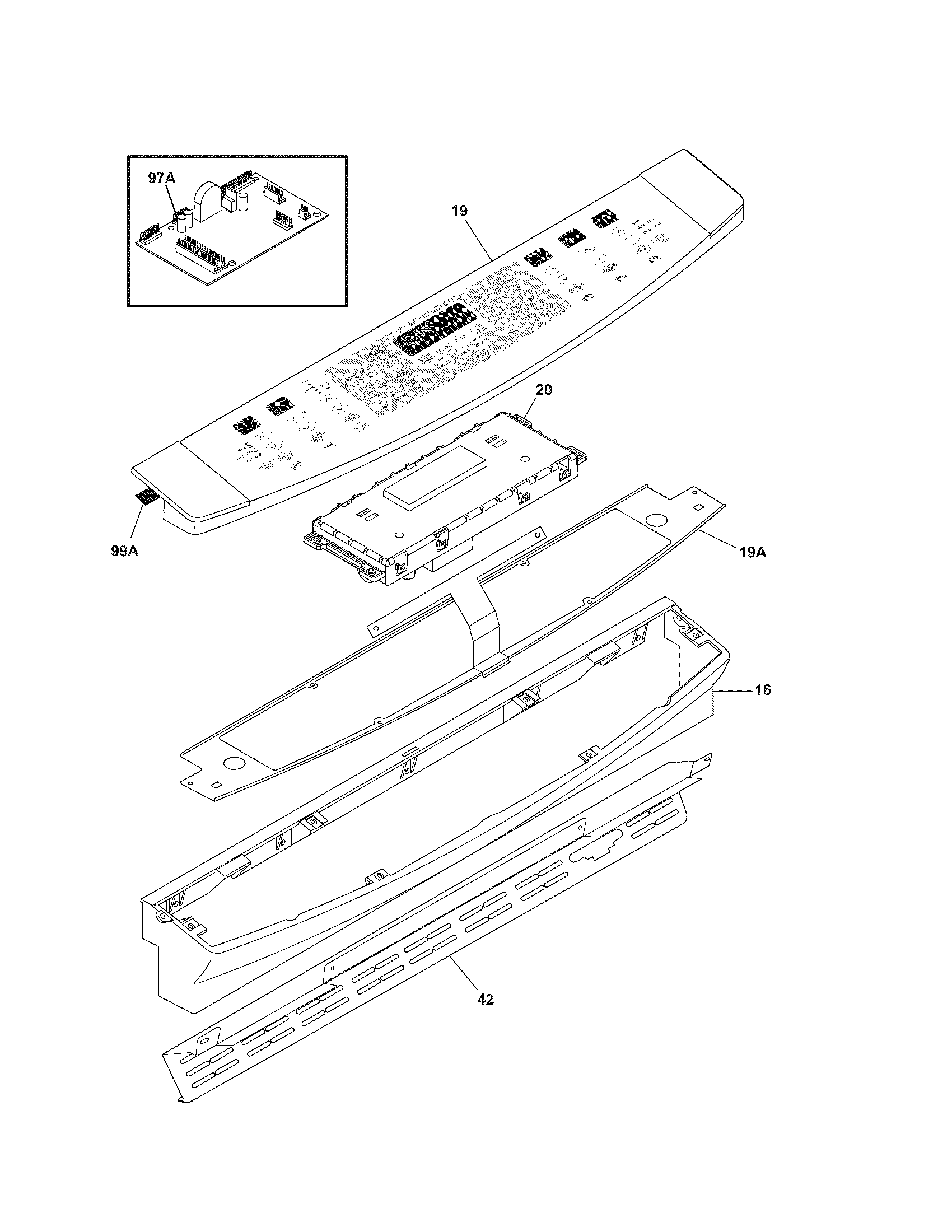 Kenmore Elite 79046714600 backguard diagram