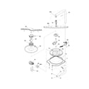 Frigidaire FDB1051RES2 motor & pump diagram