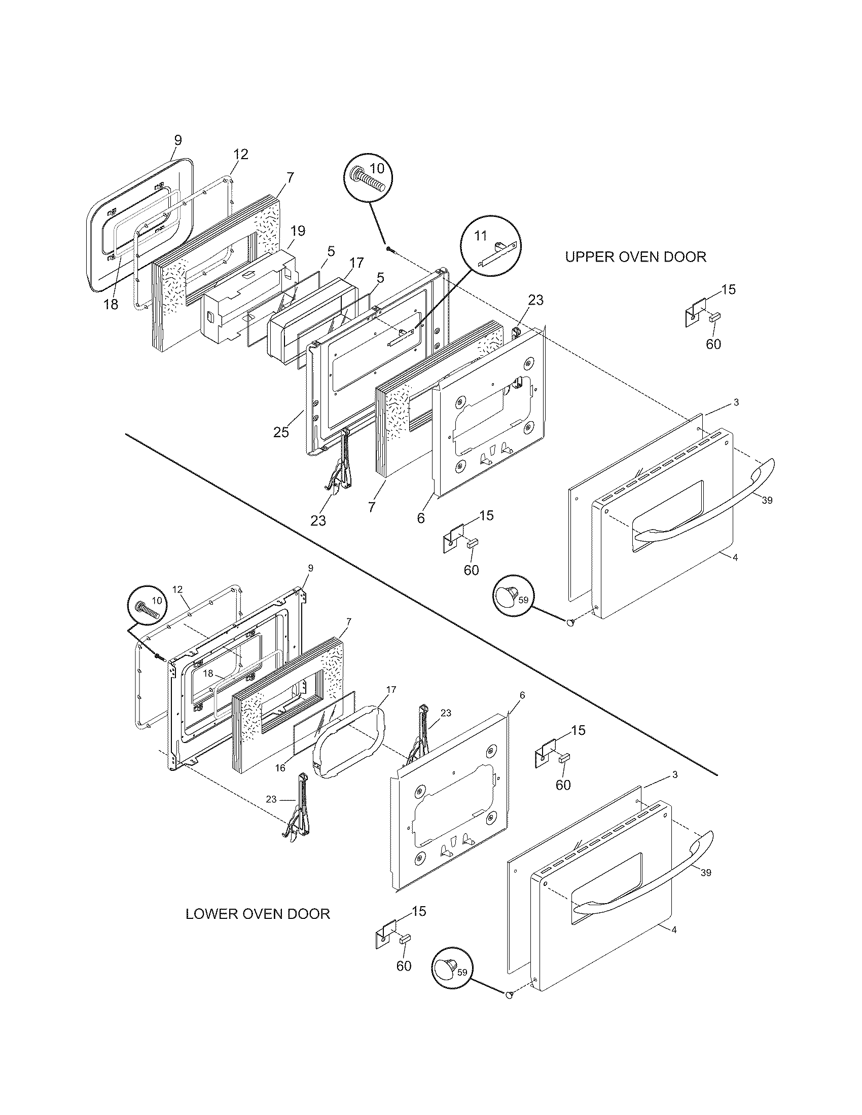 Kenmore 79041393402 doors diagram