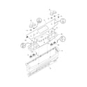 Frigidaire FES300EBC backguard diagram