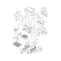 Frigidaire FES300EBC body diagram