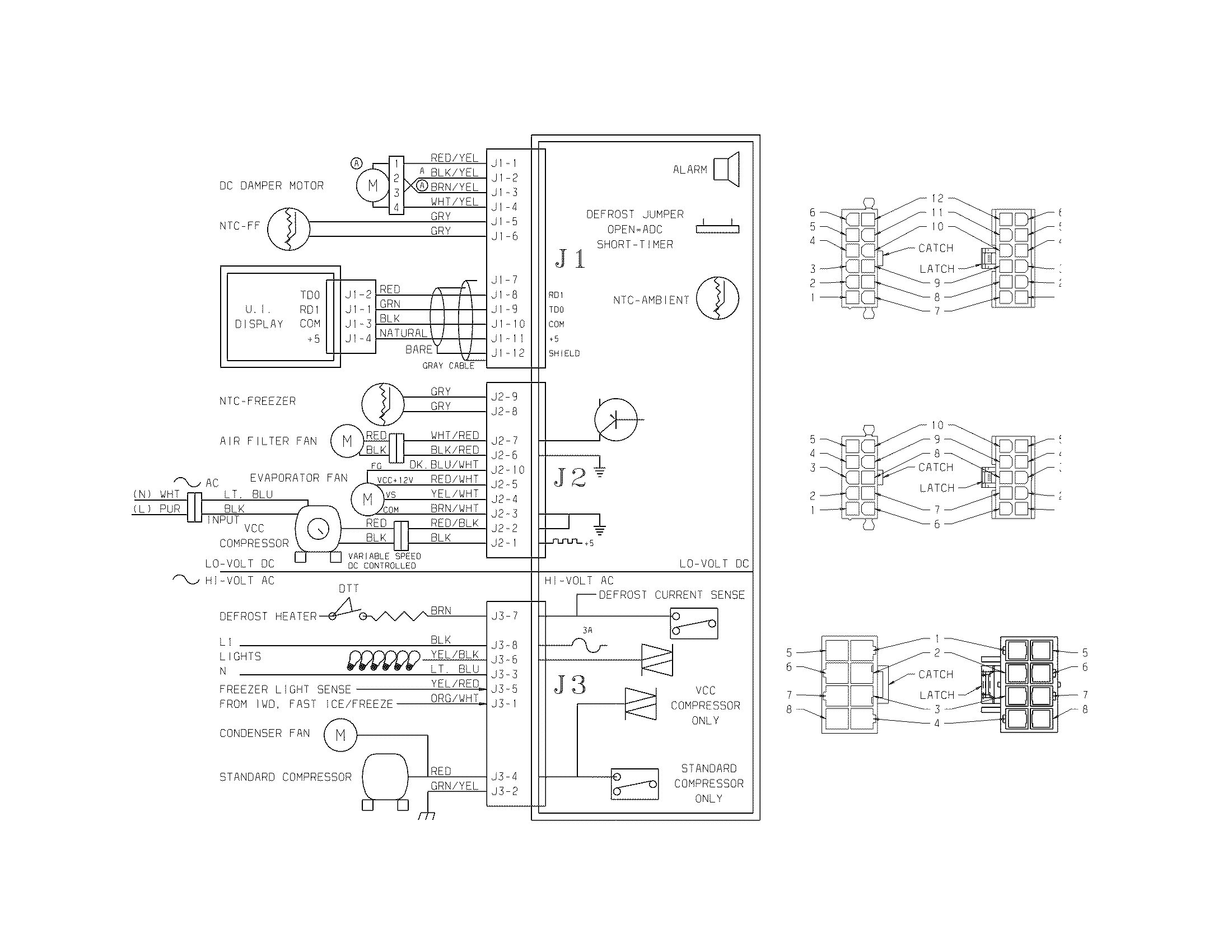Kenmore Elite 25344503601 wiring schematic diagram