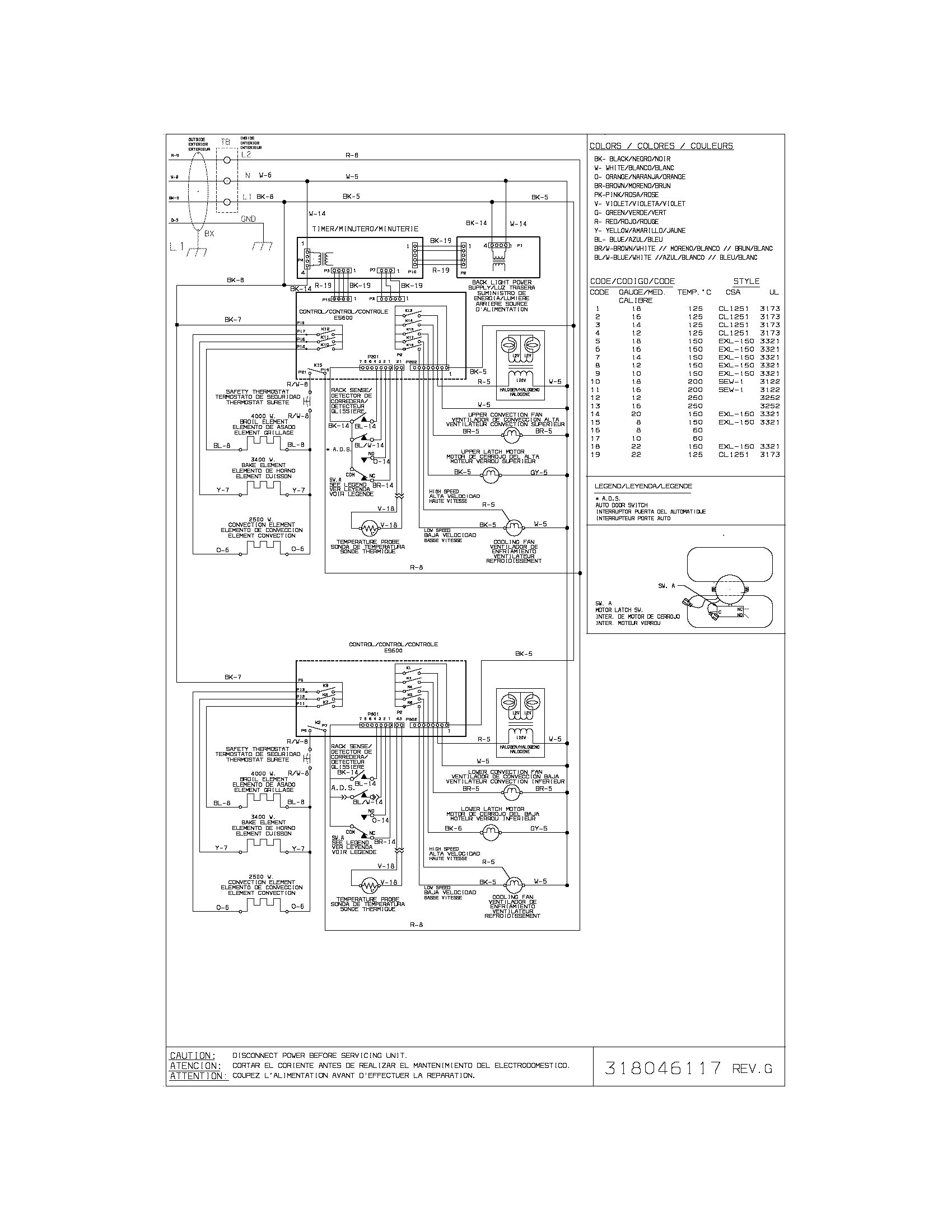 Electrolux E30EW85ESS2 wiring diagram diagram