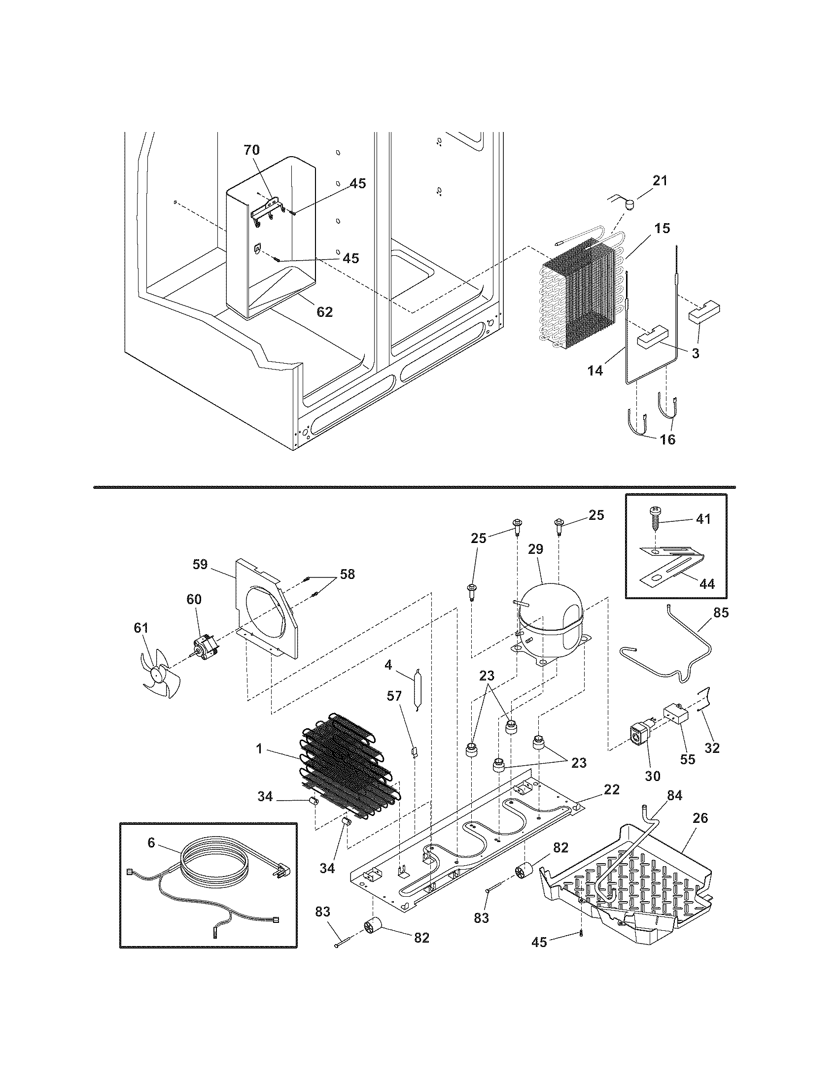 Kenmore 25356762602 system diagram