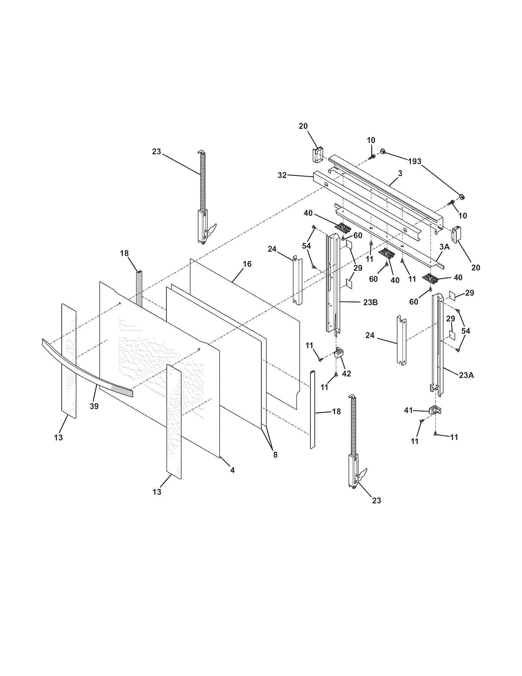 Electrolux E30EW7CESS3 door diagram