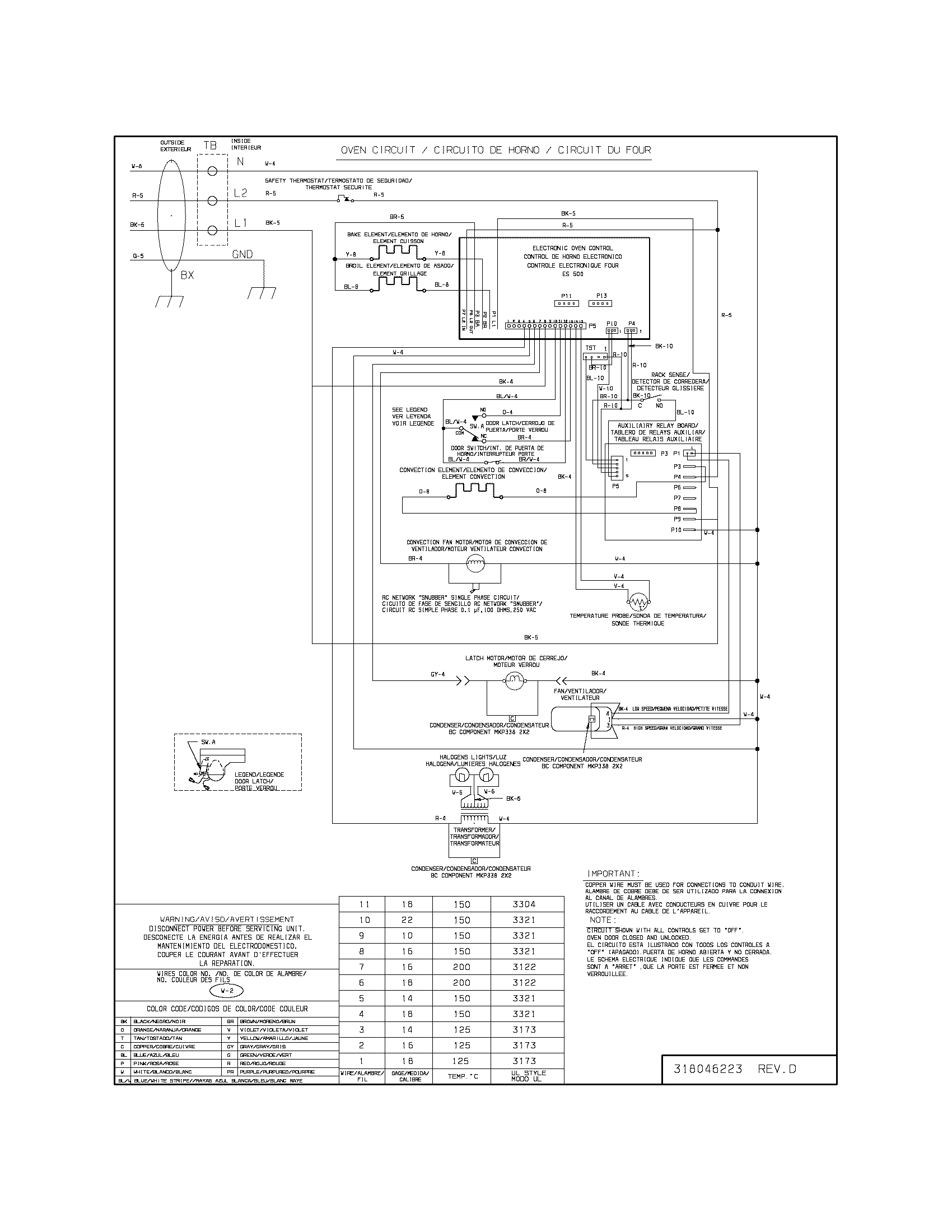 Electrolux E30EW7CESS3 wiring diagram diagram
