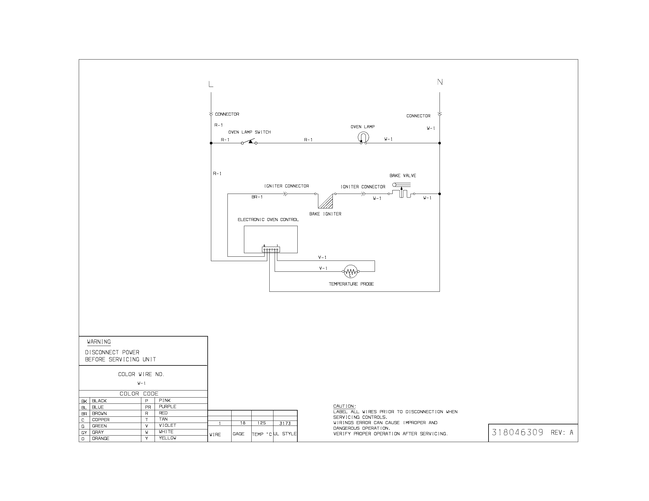 Frigidaire FGB24T3ECC wiring diagram diagram