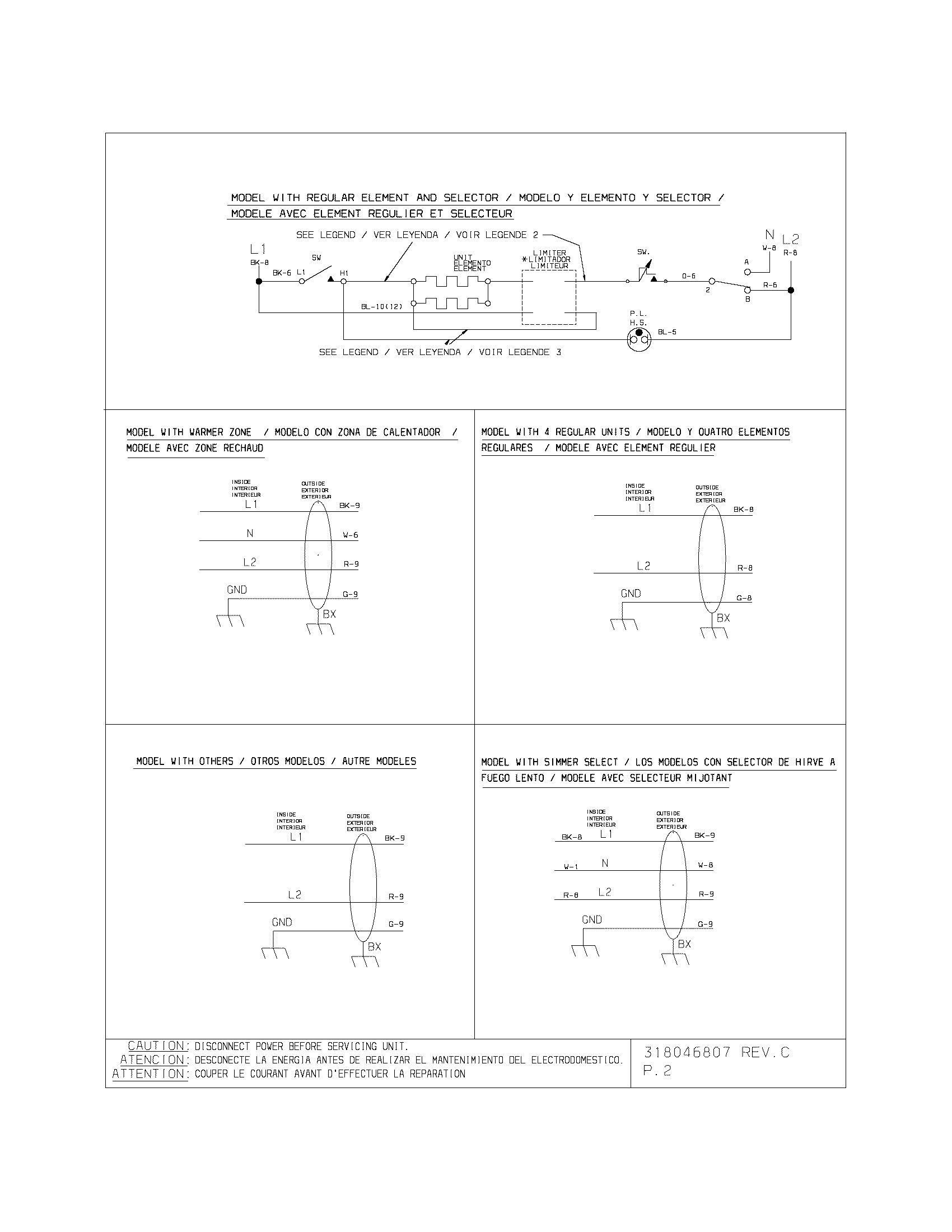 Frigidaire FEC30S6ABF wiring diagram diagram