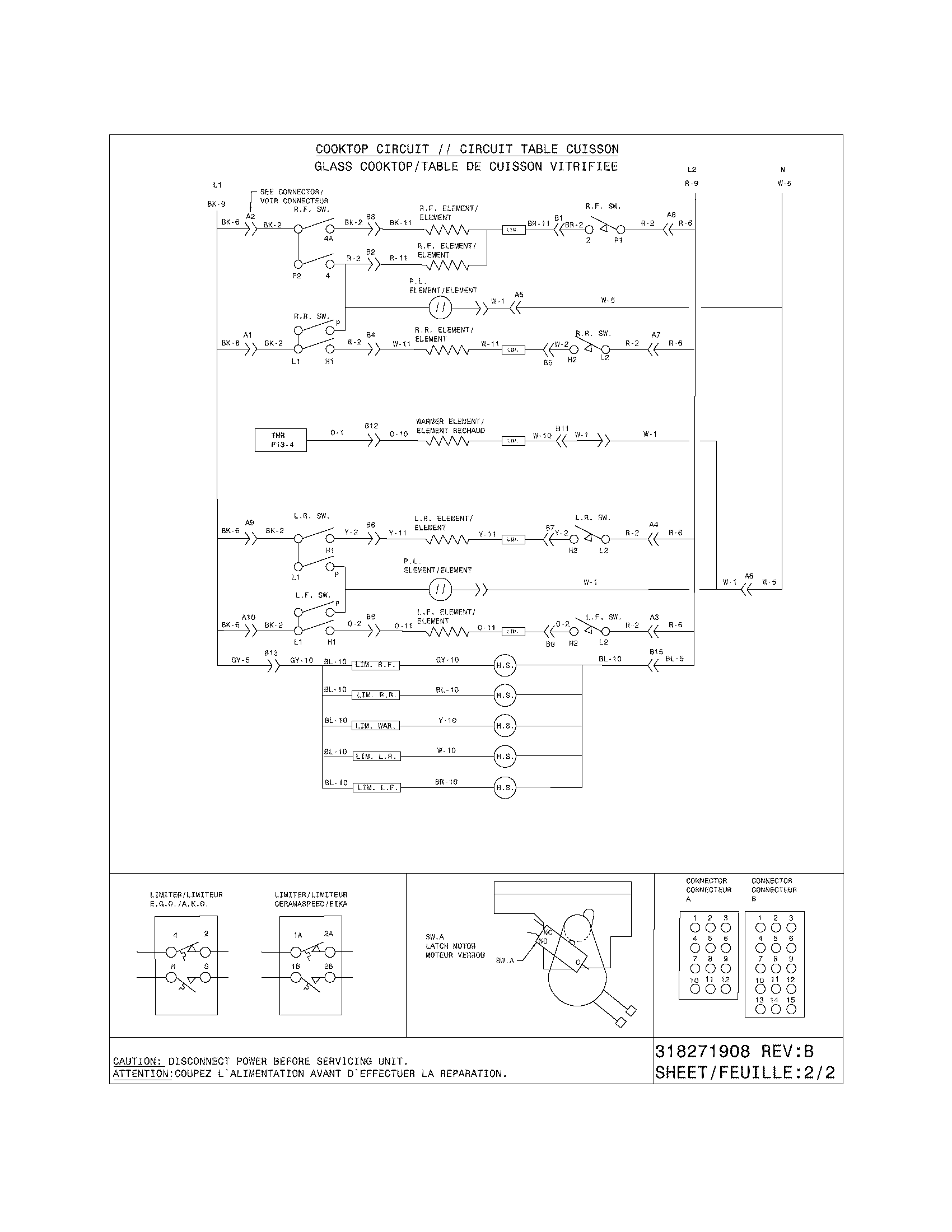 Frigidaire CGLES385FS1 wiring diagram diagram