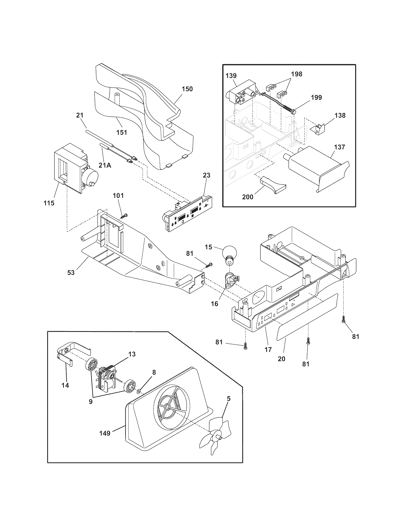 Kenmore 25356973603 controls diagram