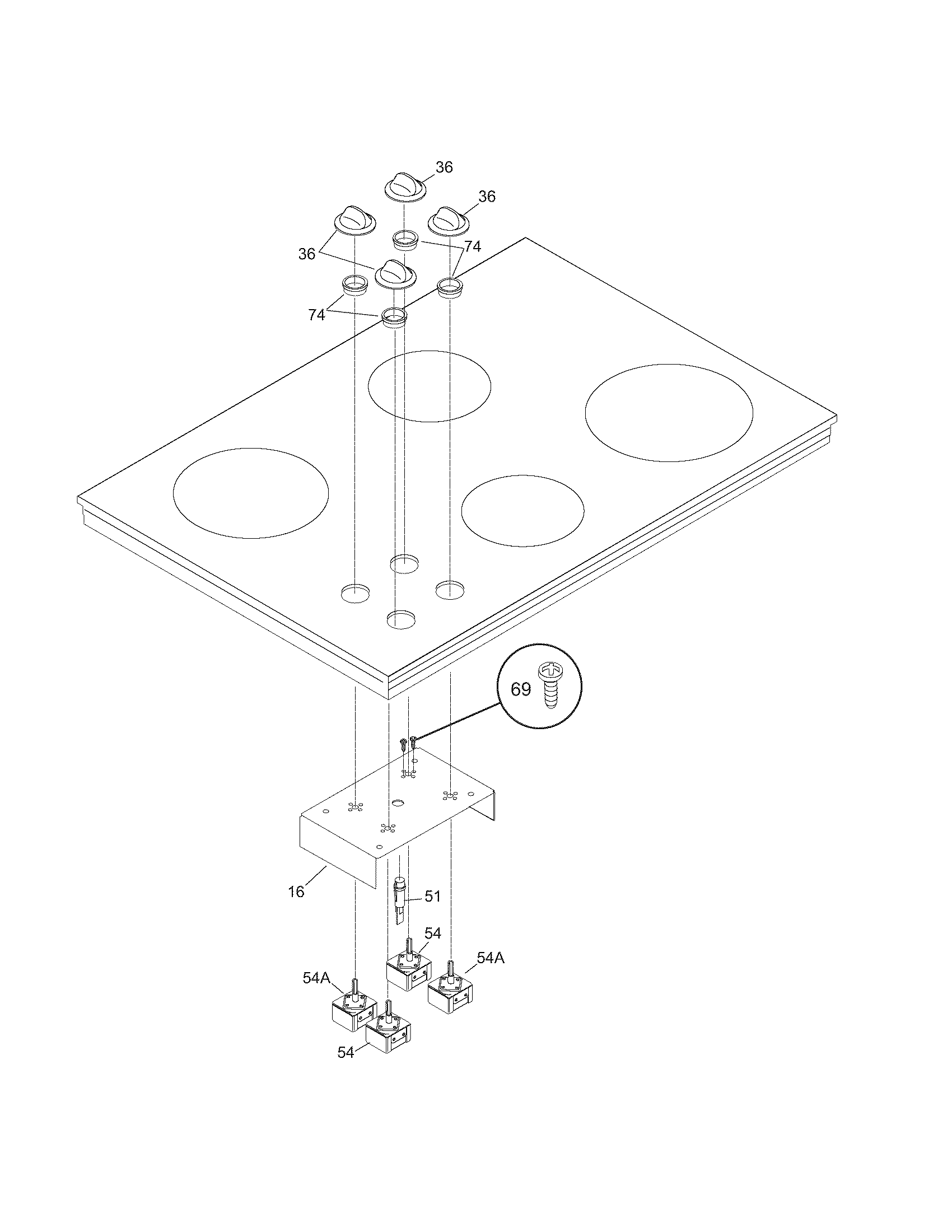 Frigidaire FEC32S6ASF controls diagram