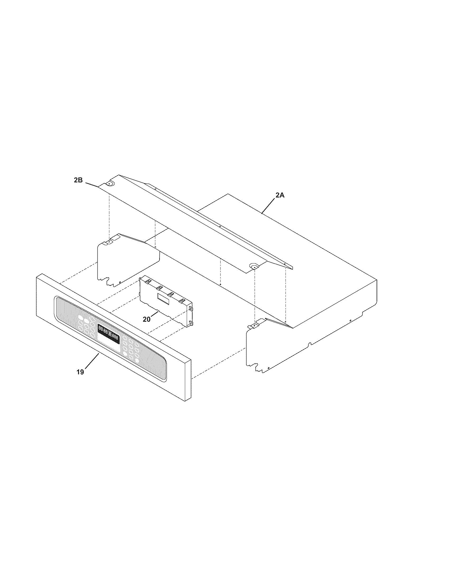 Frigidaire FEB27S6FCB control panel diagram