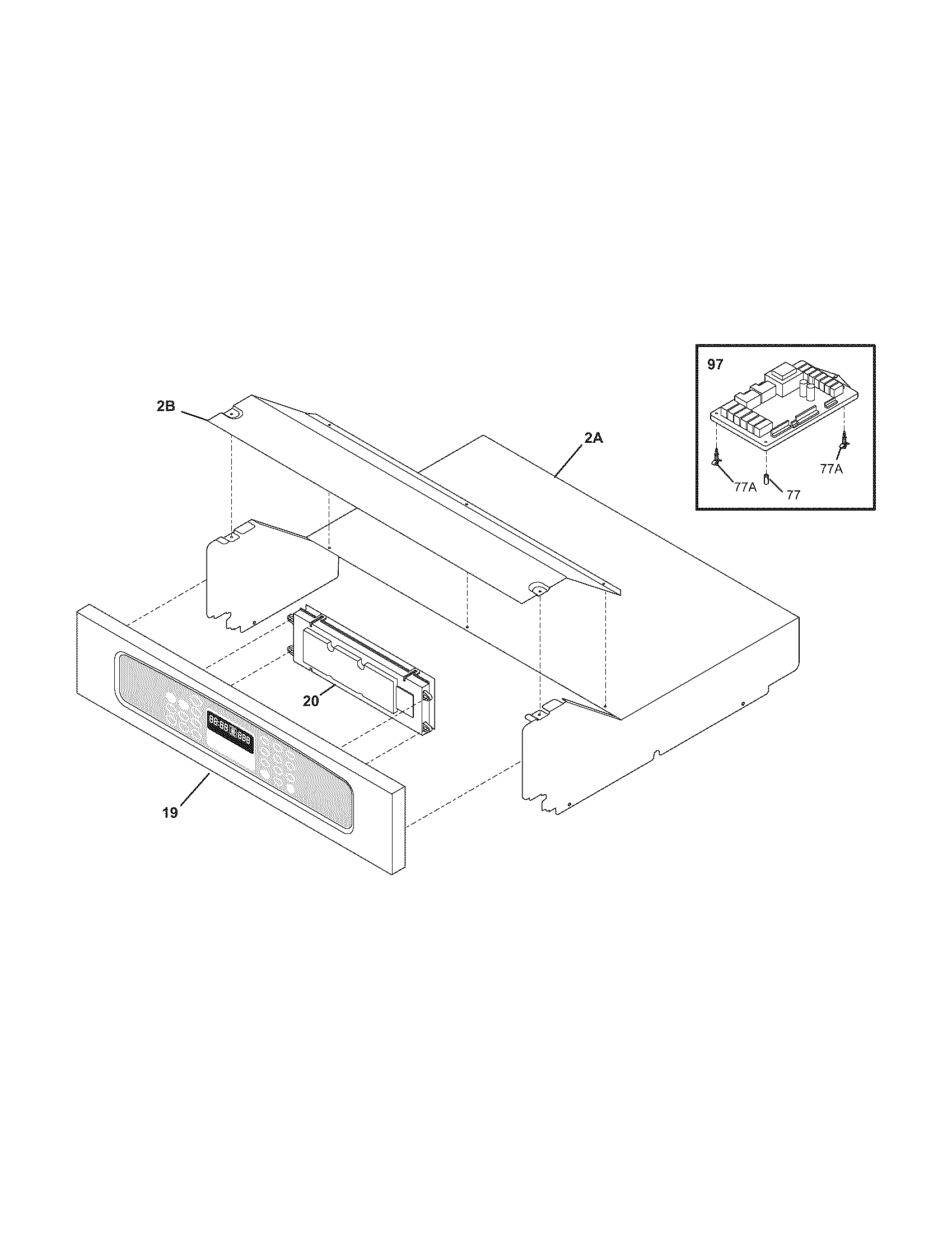 Frigidaire FEB27T6FCB control panel diagram