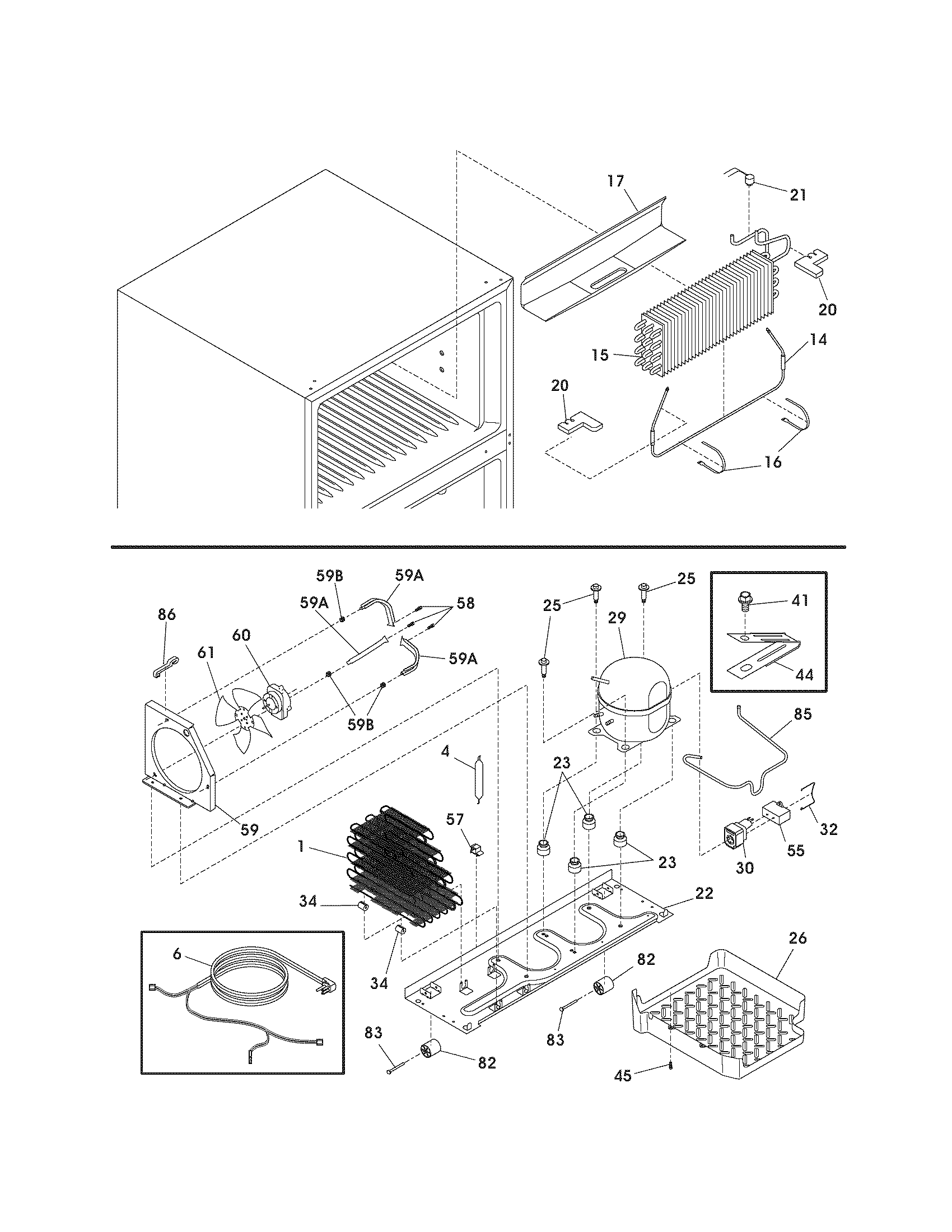 Kenmore 25367174504 system diagram
