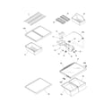 Frigidaire FRT21HS6DQ4 shelves diagram