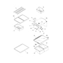 Frigidaire FRT21IS6BQB shelves diagram