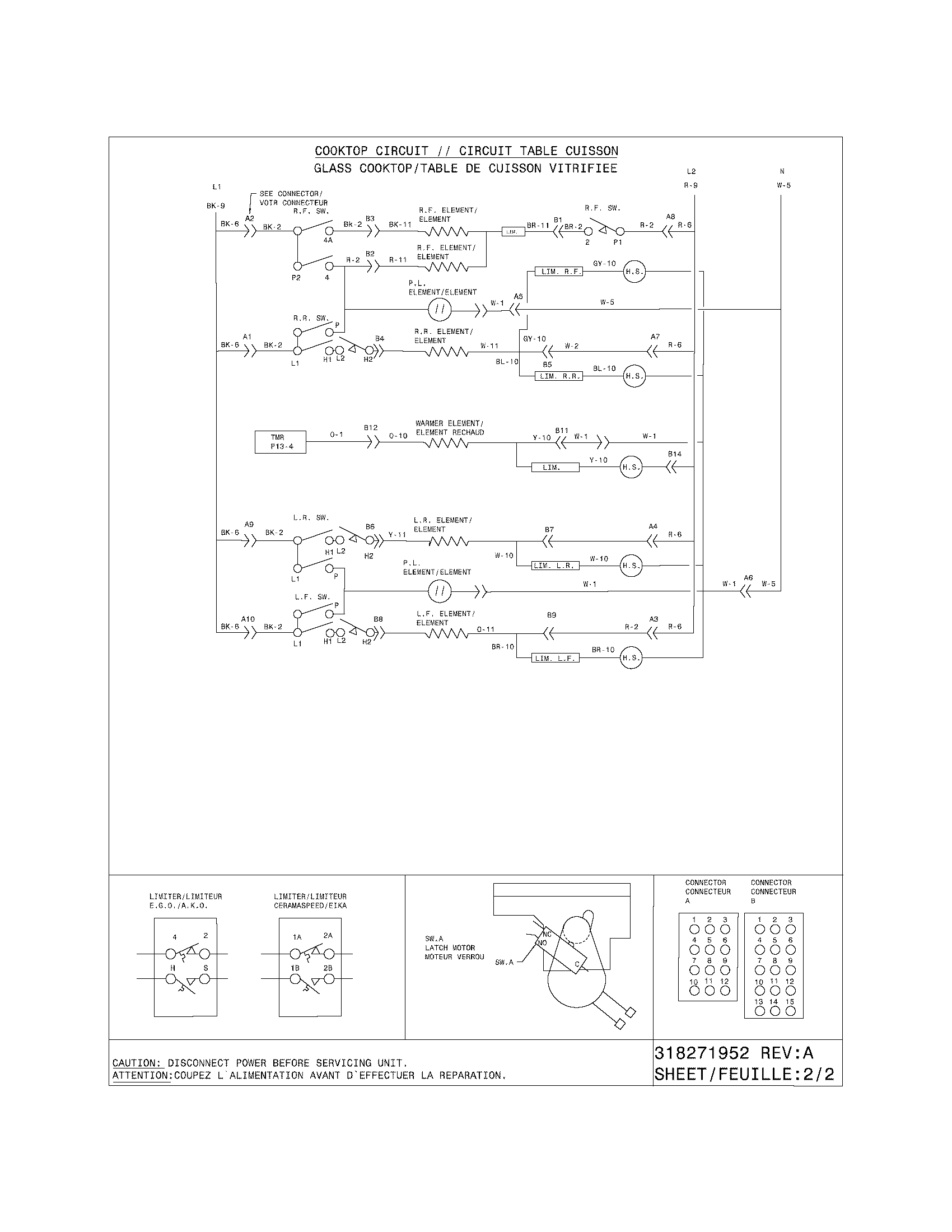 Frigidaire CGLES385FS2 wiring diagram diagram