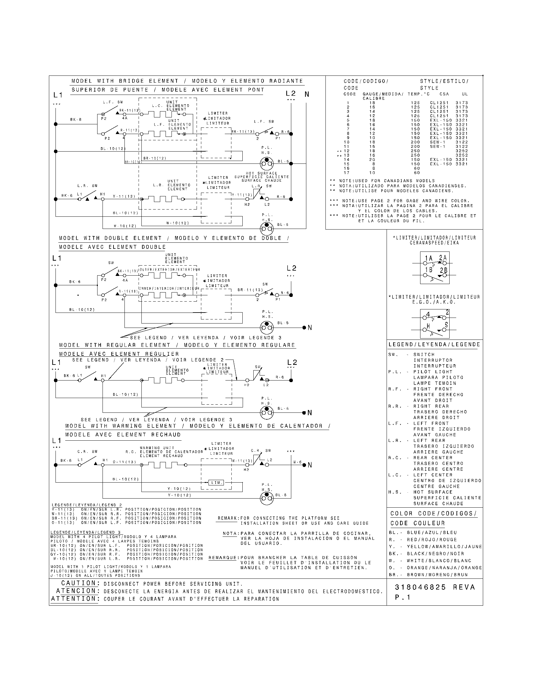 Frigidaire FEC36S7ECB wiring diagram diagram