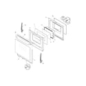 Frigidaire CFGF366FSC door diagram