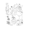 Frigidaire CGLEF379DCN body diagram