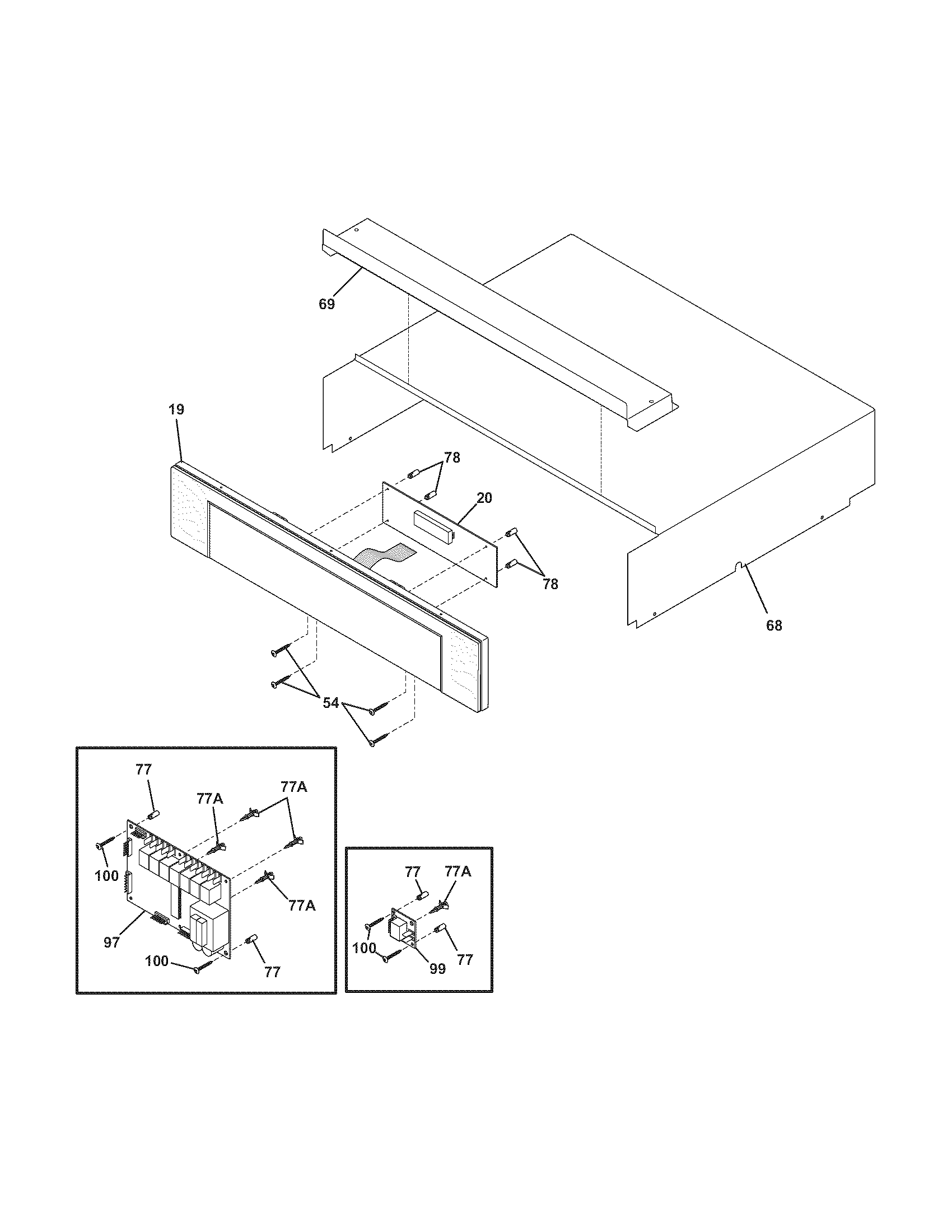 Electrolux E30EW85EPS1 control panel diagram