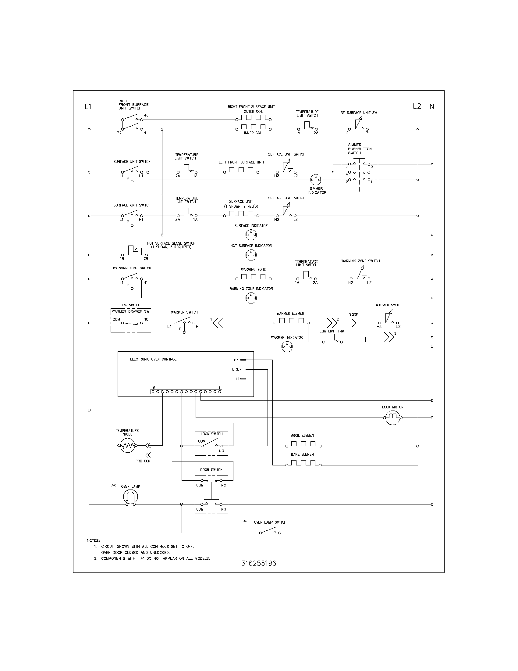 Kenmore 79092889300 wiring schematic diagram