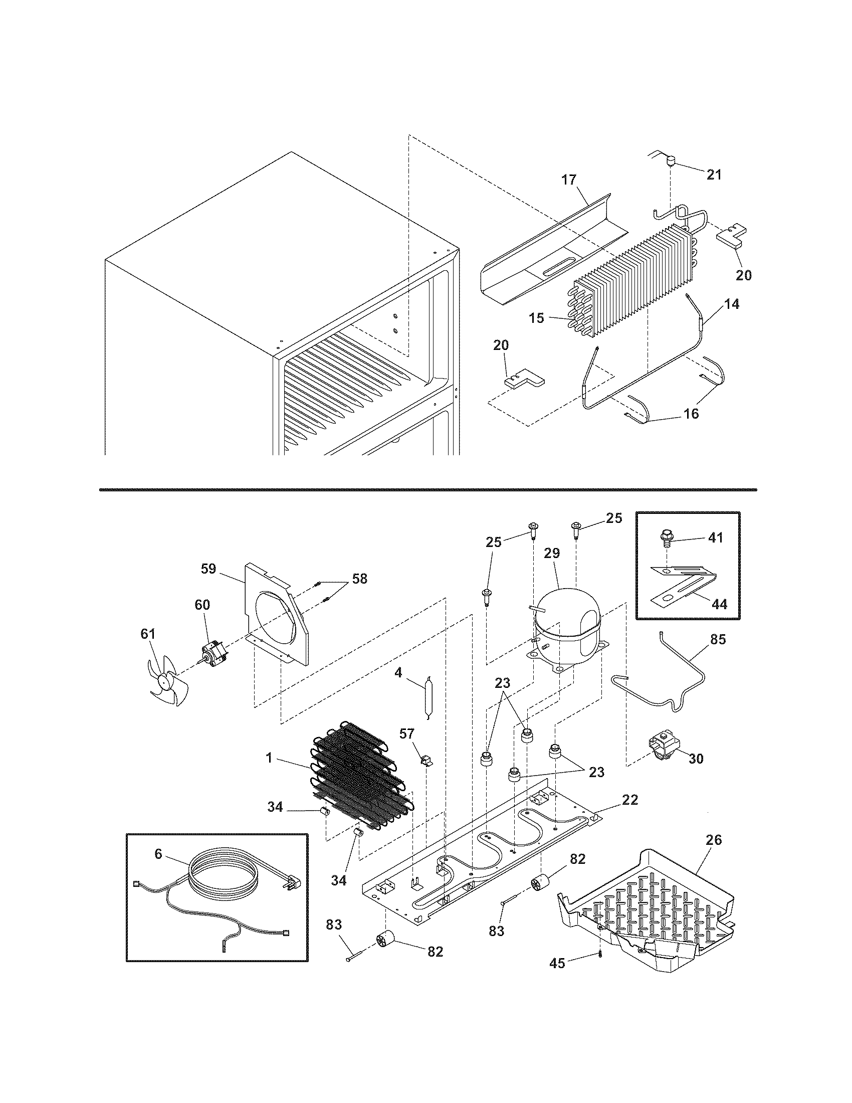 Kenmore 2536419440C system diagram