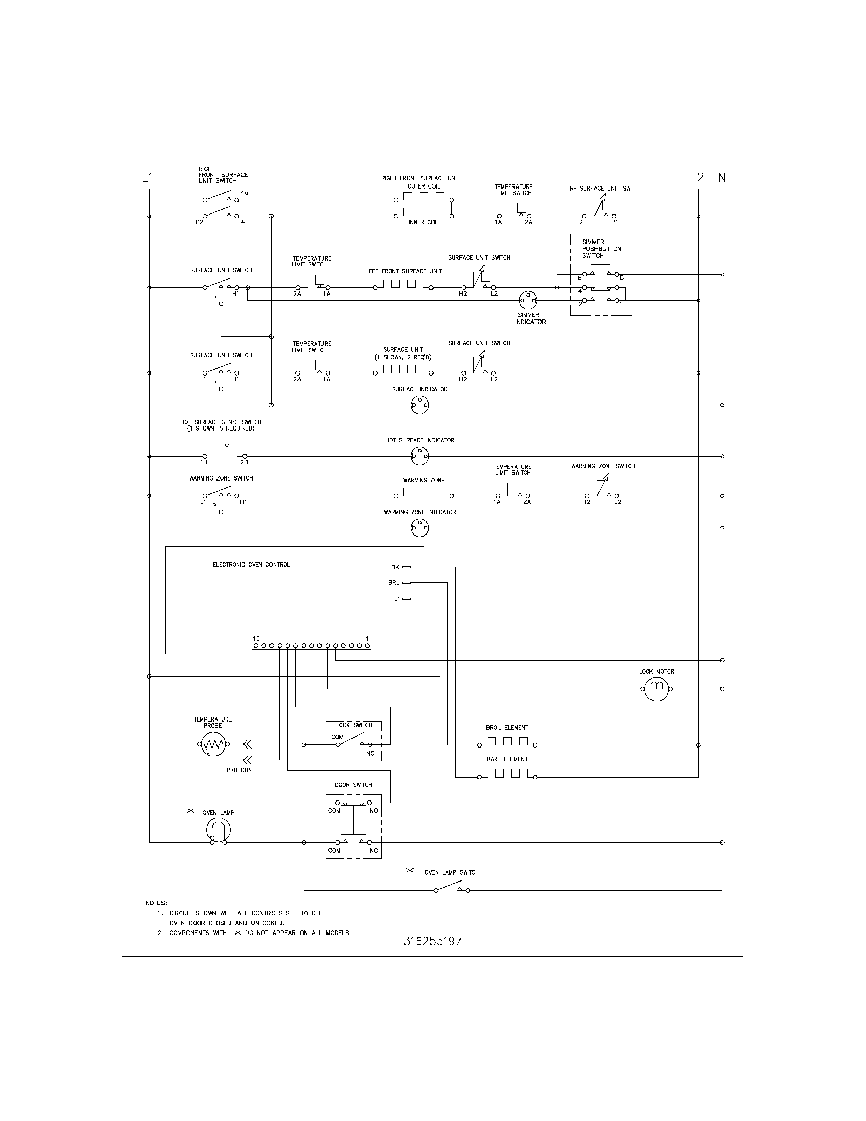 Kenmore 79095683300 wiring schematic diagram