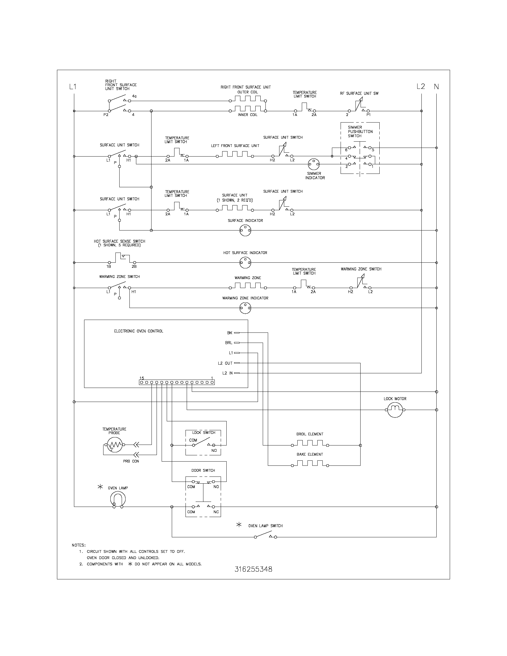 Kenmore 79095680303 wiring schematic diagram