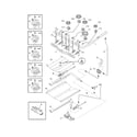 Frigidaire FGFLMC55ECA burner diagram