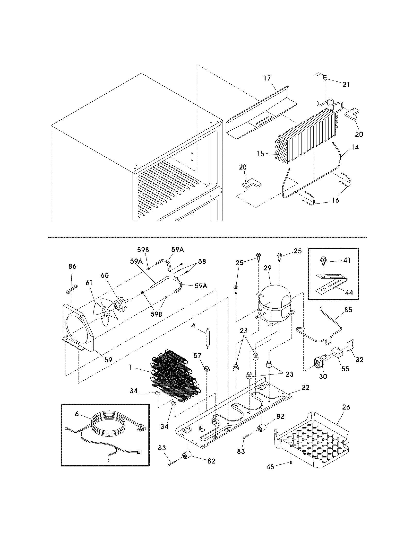 Kenmore 25367172505 system diagram