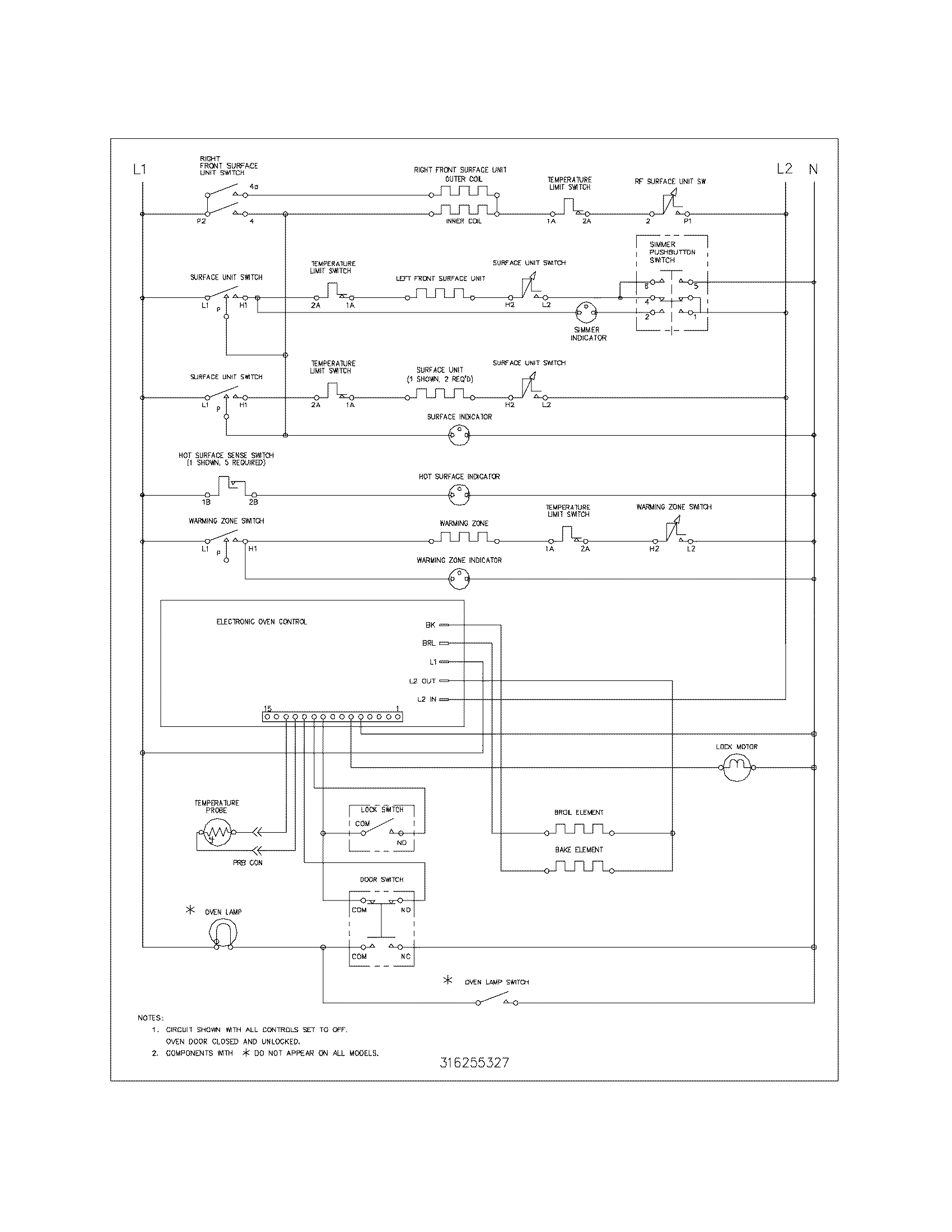 Kenmore 79092680301 wiring schematic diagram