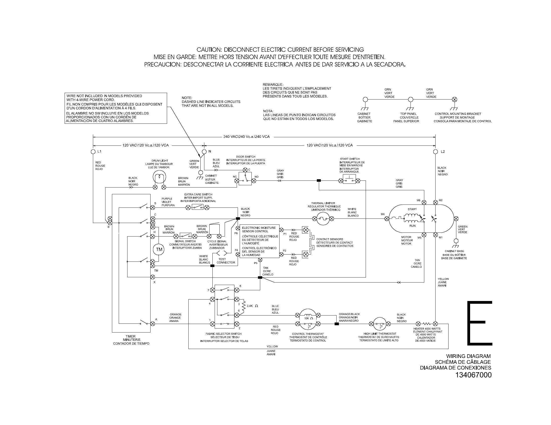 Frigidaire GCER1042FS0 wiring diagram diagram