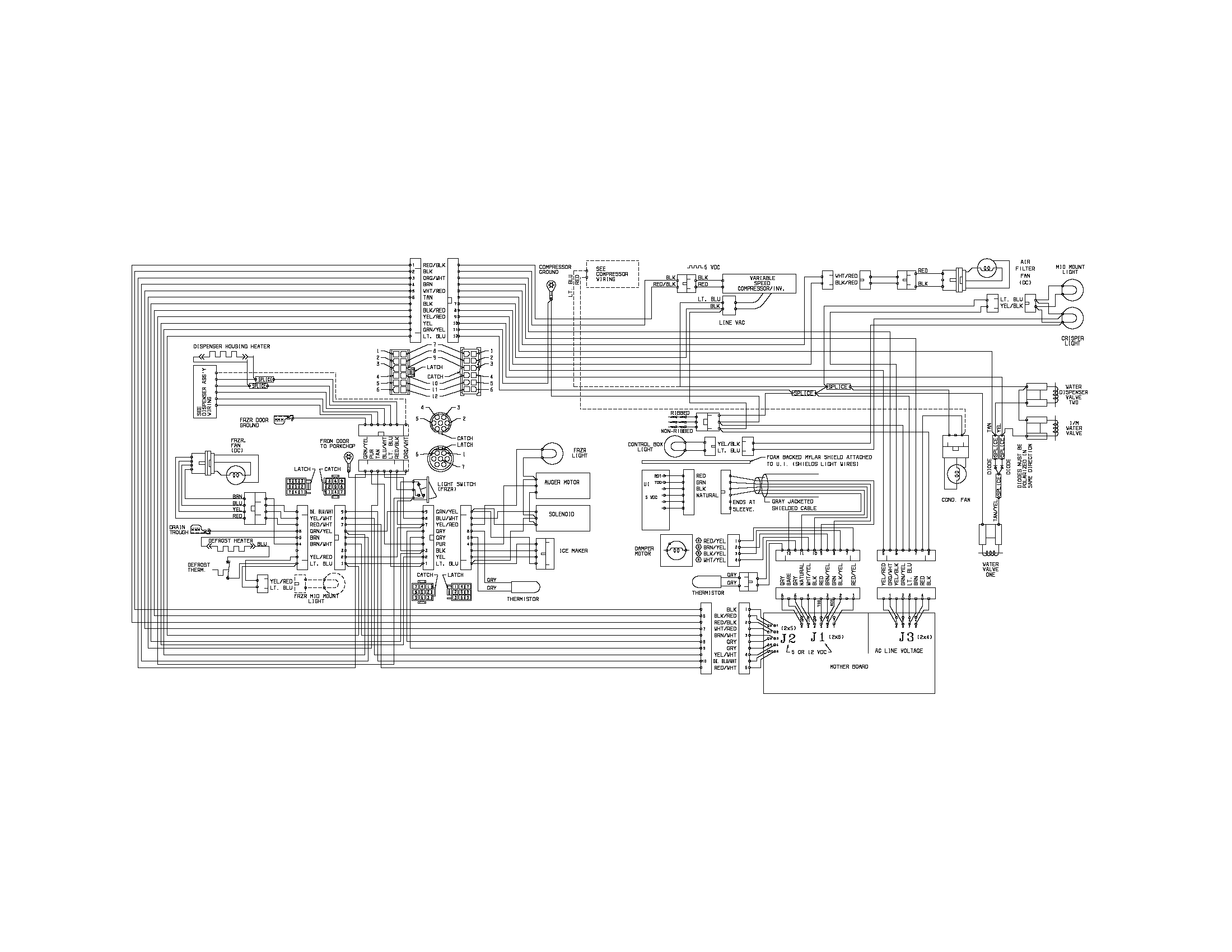 Frigidaire FSC23F7DSBC wiring diagram diagram