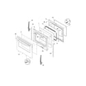 Frigidaire GLGFS75DCJ door diagram