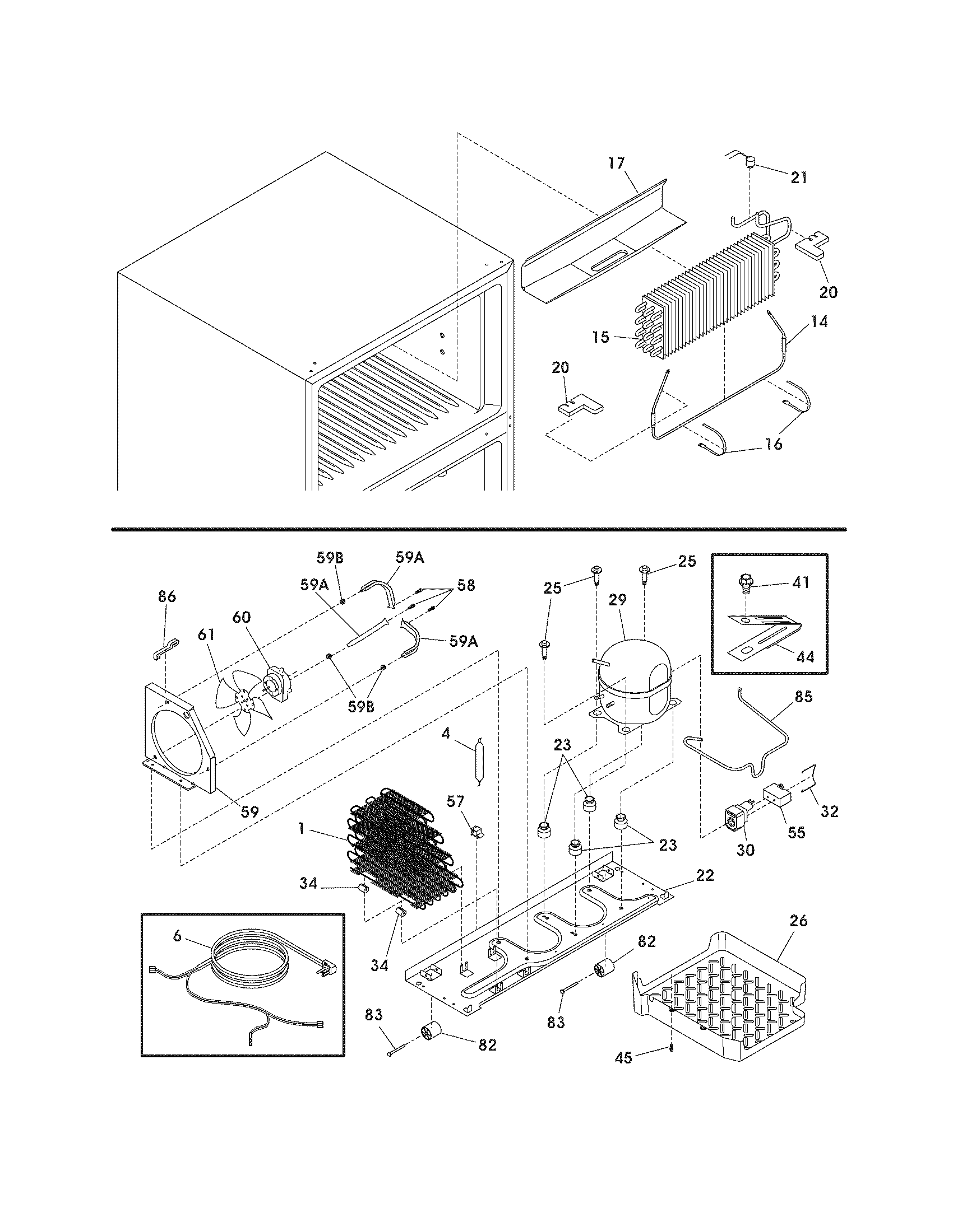 Frigidaire FRT21HC5DWB system diagram