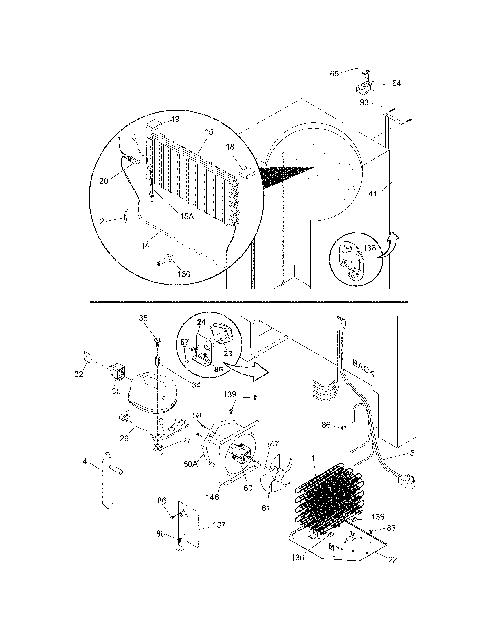 Kelvinator KRS221LGW0 system diagram
