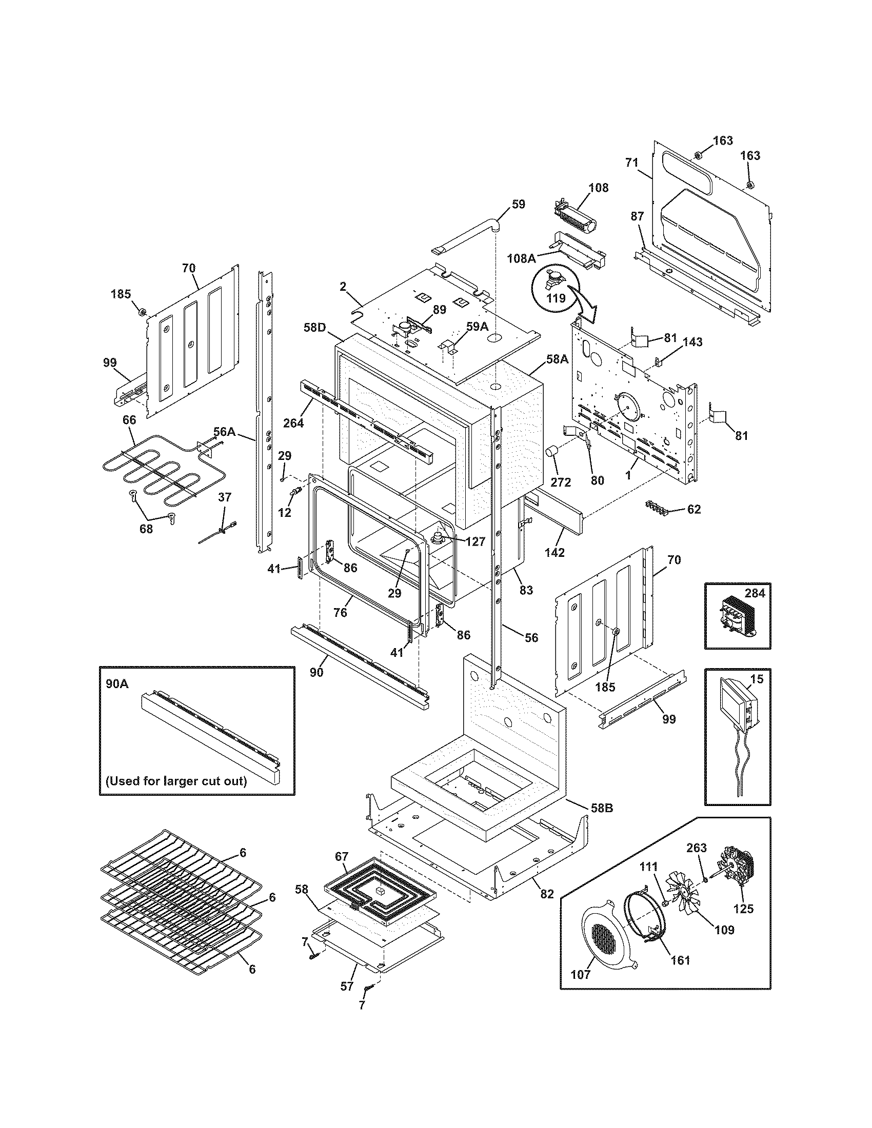 Kenmore Elite 79047913601 lower oven diagram
